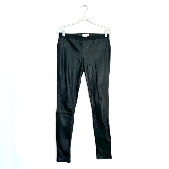 Helmut Lang 100% Lamb Leather Skinny Pants Leggings - Picture 9 of 13